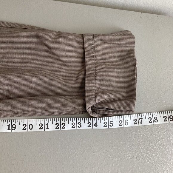 Akris Punto Womens Pants Trousers Deep Cuffs Pin Striped Tan Career Summ… - Picture 7 of 10